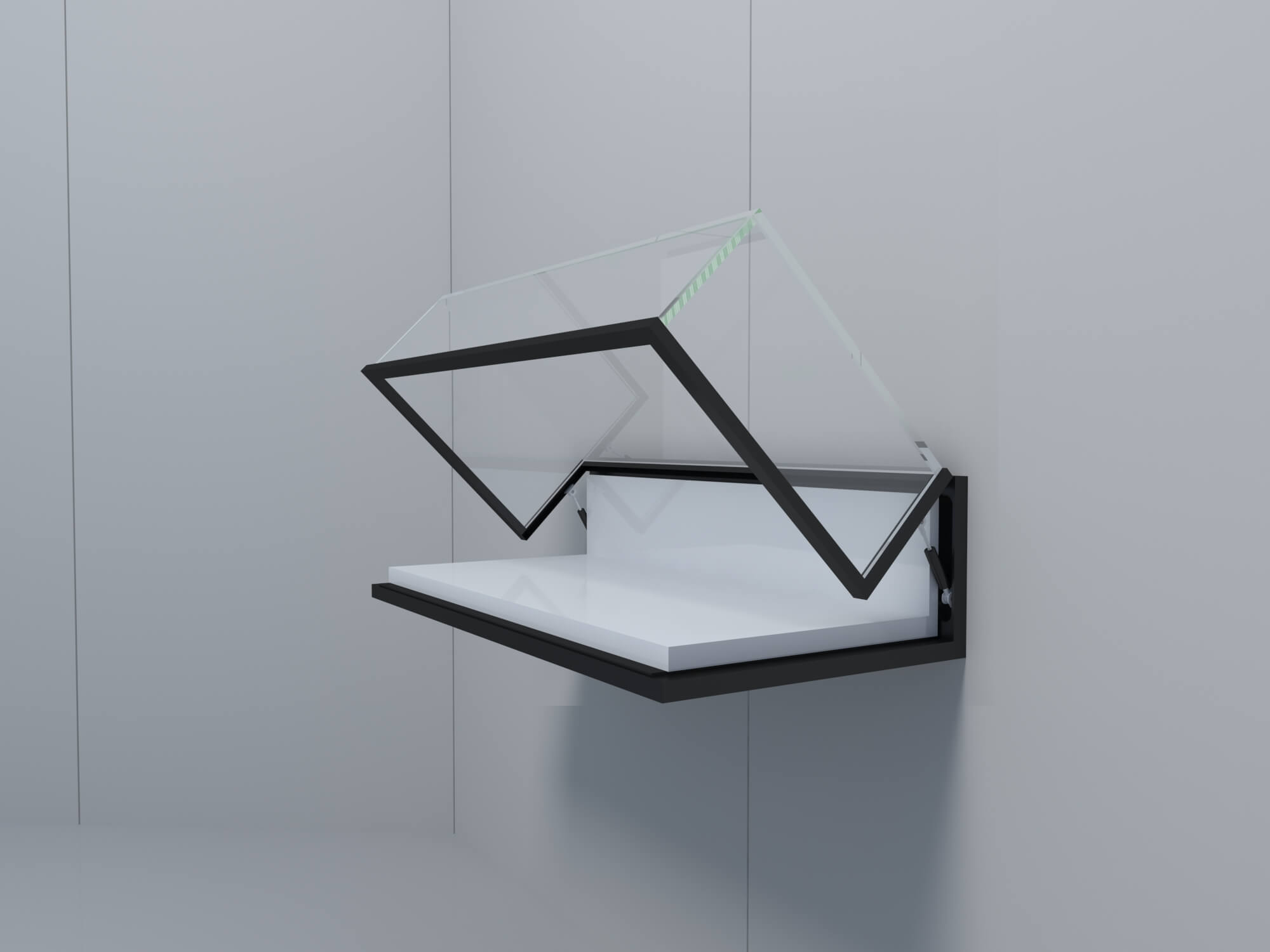 博物館懸掛展柜